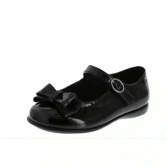 Smartfit Toddler Girl's May Jane Bow Dressy Shoes SZ 8.5 - Picture 2 of 6